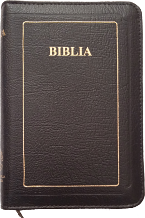 Biblia Ndogo ya Ngozi Yenye Zipu  (Pocket Bible) (UV027ZTIG)