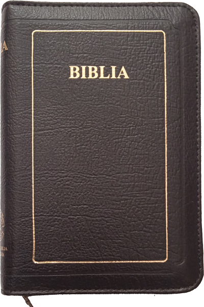 Biblia Ndogo ya Ngozi Yenye Zipu (Pocket Bible) (UV027ZTIG)